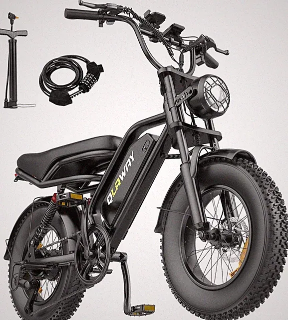 500W Fat Tire Electric Dirt Bike for Adults, 16" 48V 13.5AH Battery 25-70 Miles