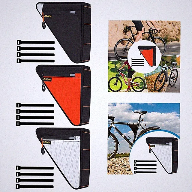 Bike Frame Bag Bicycle Triangle Bag with Straps