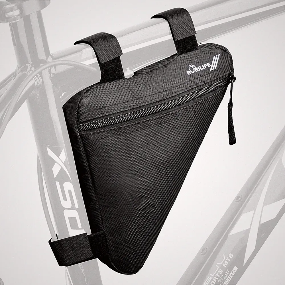 Bike Triangle Frame Bag - Bicycle Cycling Handlebar Front Pouch Saddle Storag...