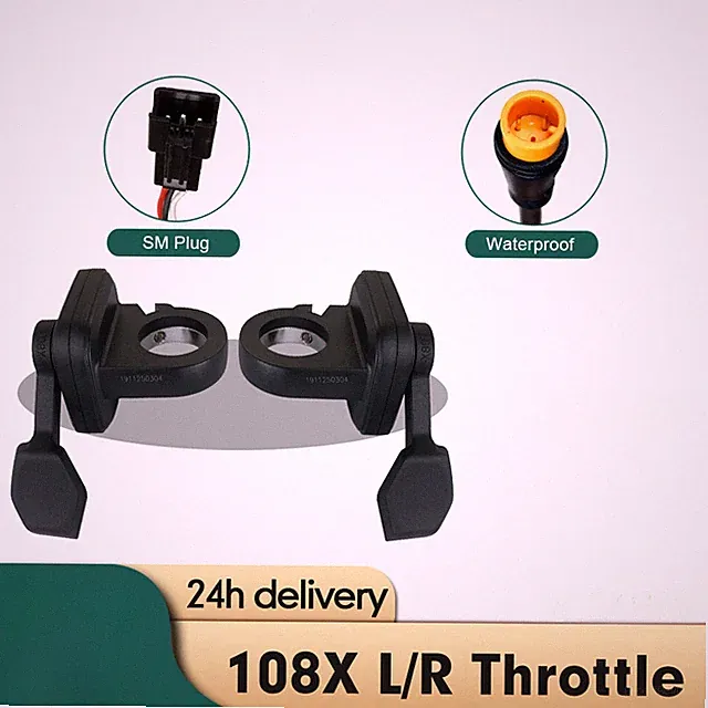 E-bike 108X Thumb/Trigger/Finger Throttle 24-96V Waterproof Plug Conversion Kit