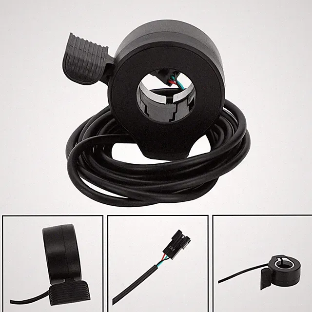 Left Right Black Thumb Finger Trigger Throttle for Ebike Electric Bike Scooter