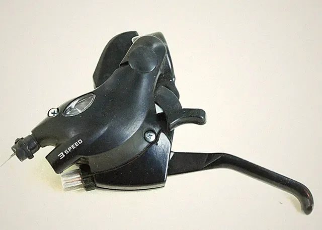Microshift 3 Speed Left Flat Bar MTB Bike Shifter + Brake Lever New