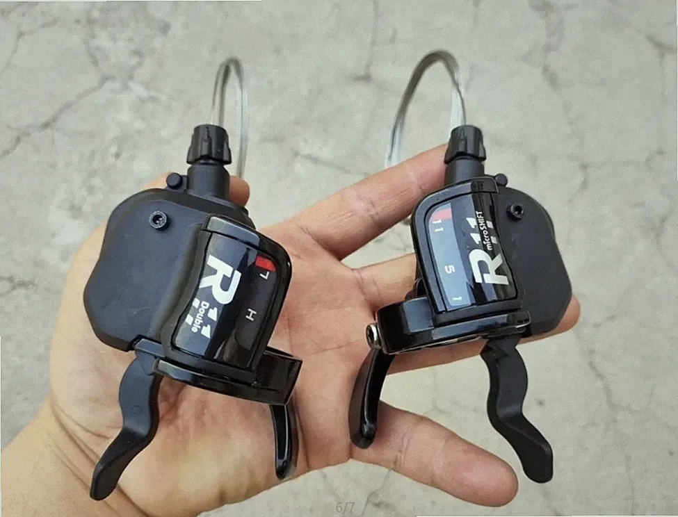 microSHIFT Centos Xpress 2 x 11 Speed trigger Folding Road bicycle Shifter set