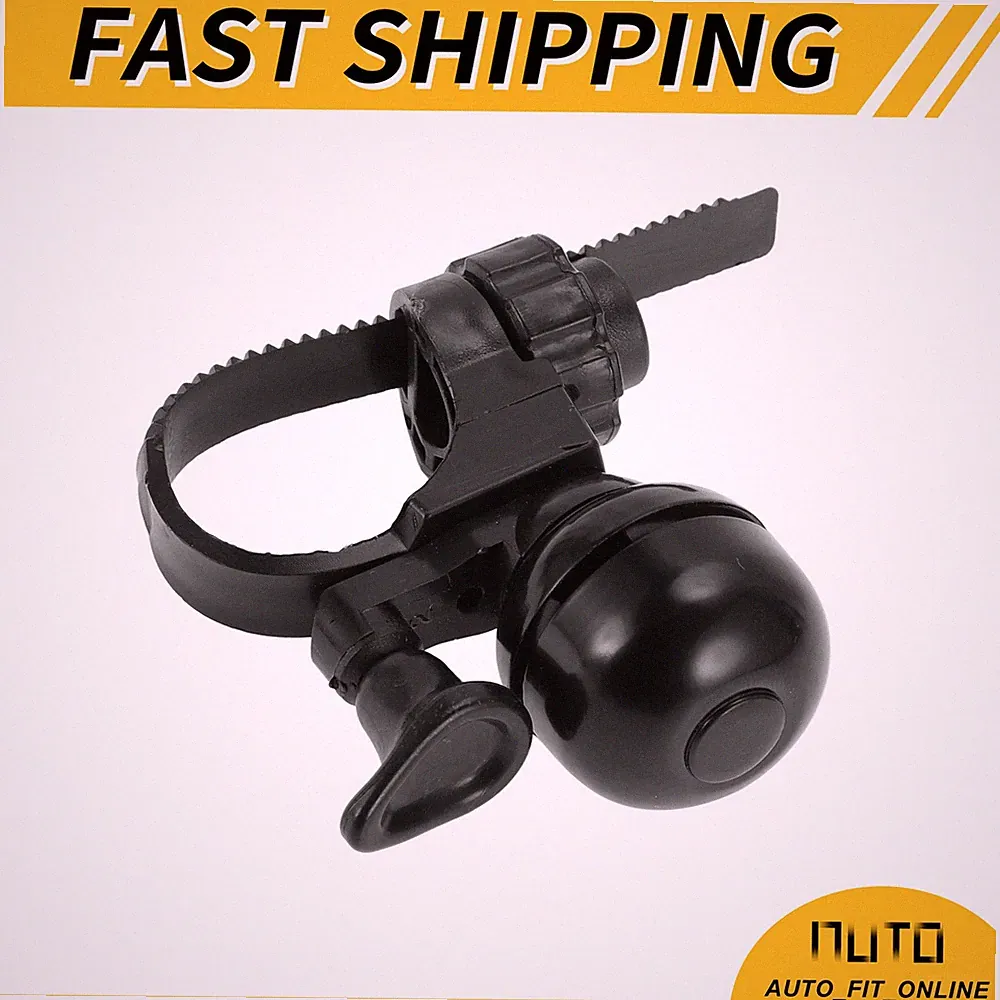 MTB Mountain Bicycle Trigger Bell Retro Crisp Ringing Black