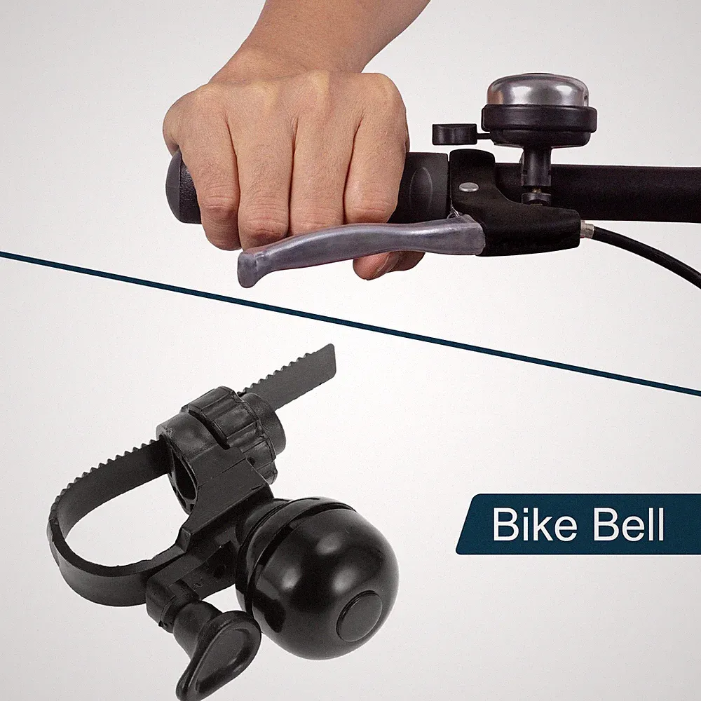 MTB Mountain Bicycle Trigger Bell Retro Crisp Ringing Quick Release Design Black