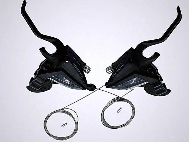 New 1 pairs Shimano ST-EF500 3x7 Speed MTB Bike Brake Levers Set Shifter 22.2mm