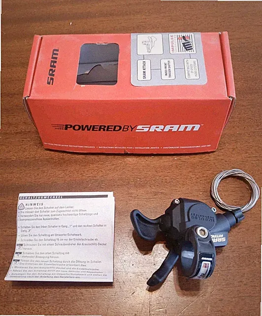 NOS Sram Attack Triple Front Trigger Shifter