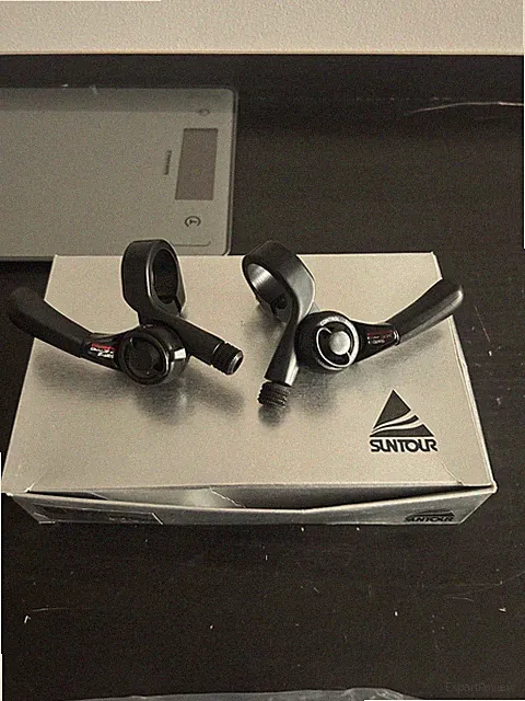 NOS Suntour XC Pro Shifters 7s Thumb Power Index NEW