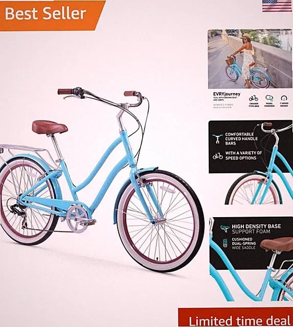 Revolutionary EVRYjourney Women’s Beach Cruiser - Urban Commuter & Leisure Bike