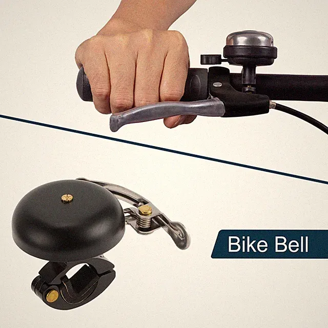 Road Bike Bicycle Trigger Bell 100DB Retro Crisp Ringing Loud Sound Horn