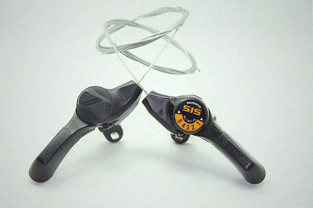 Shimano MY15 3 X 5 Speed Shifters Bike Bicycle Tigger Friction Thumb Shifter NOS