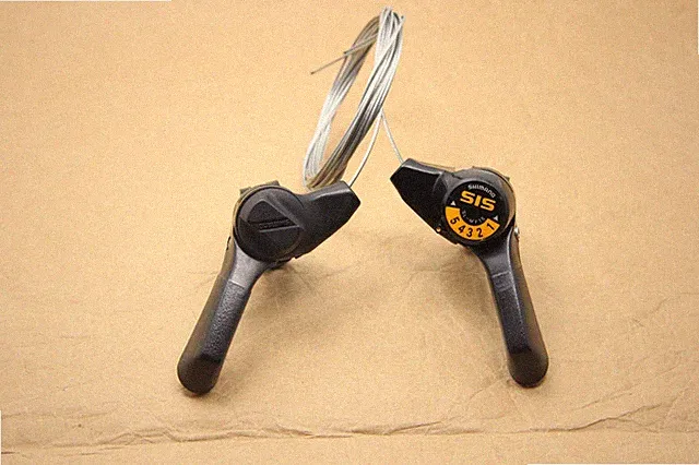 Shimano MY15 Bicycle Bike Trigger Thumb 3 X 5 Speed Shifter Set