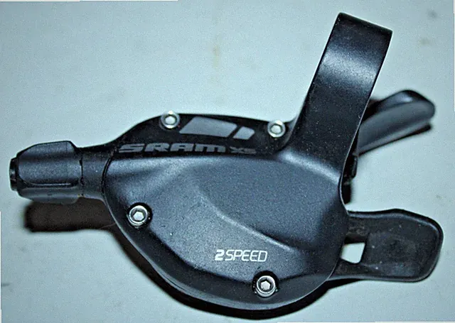 SRAM X-5 Left Hand LH MTB Bike Trigger Shifter Black 2 Speed 2S Gravel Commuter~