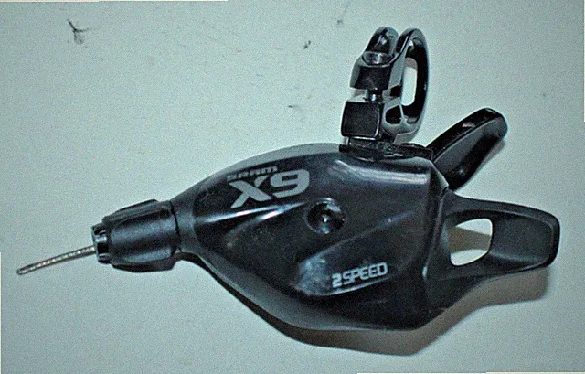 SRAM X9 Left MTB Bike Trigger Shifter Black 2 Speed Gravel Gravel Dirt Ships USA