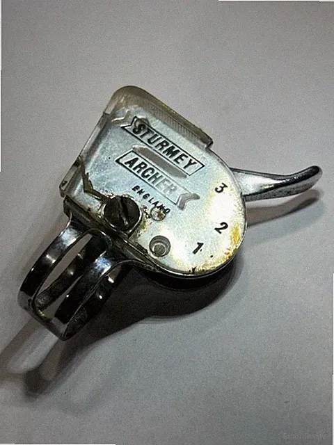 ! Sturmey-Archer 3Spd OLD USED Trigger Shifter bike bicycle vintage