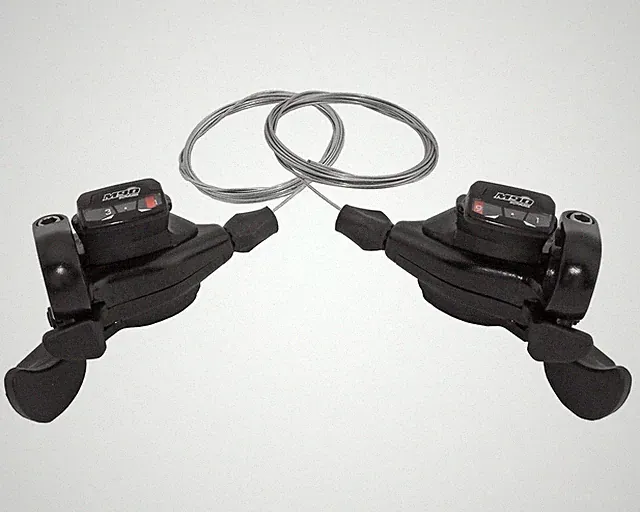 SUNRACE Bicycle Bike Trigger Shifter 3 x 9 Speed DLM-90 Black Shifter Bike Set