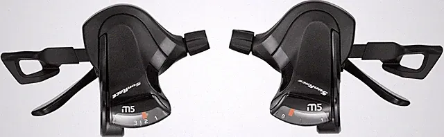 SunRace M503 Flat Bar Trigger Shifter Set - 8-Speed, Dual Lever