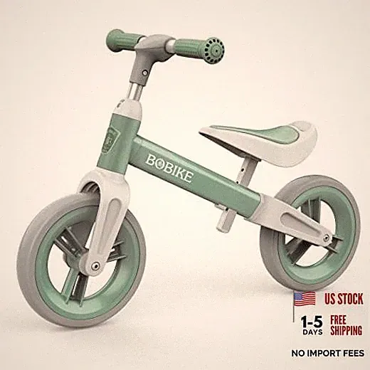Toddler Balance Bike Toys for 1 to 4 Year Old Girls Boys Adjustable Seat green