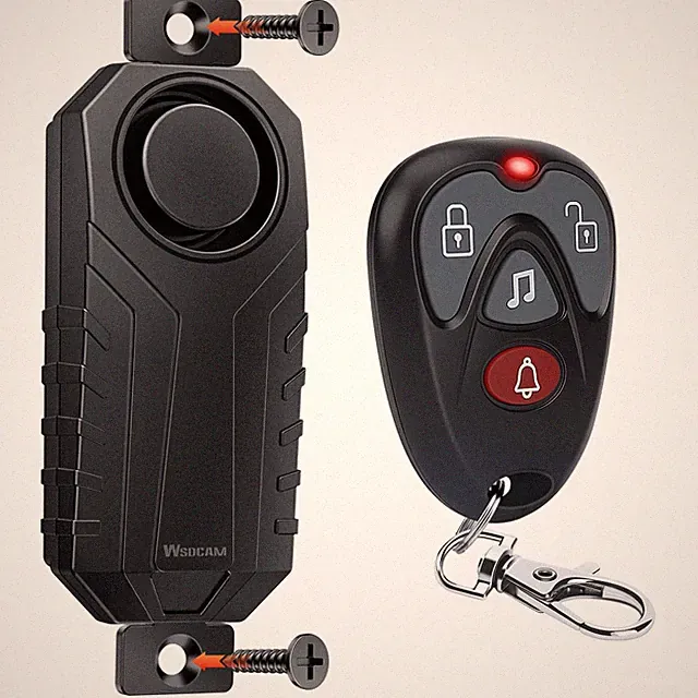WSDCAM Screw-Mounted Trailer Anti-Theft Alarm - 113dB Loud Vibration Security...